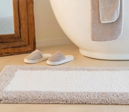 Dywanik łazienkowy Graccioza Bicolore 15002 White/Cloud