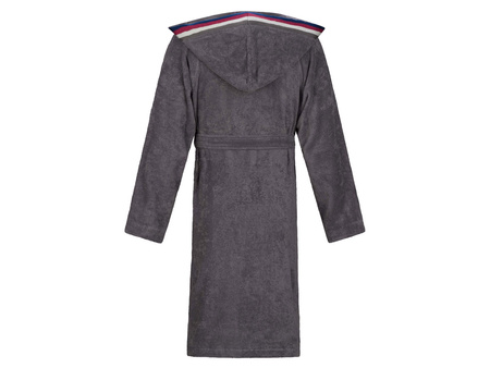 Szlafrok męski z kapturem bugatti Decimo 7660 grafit