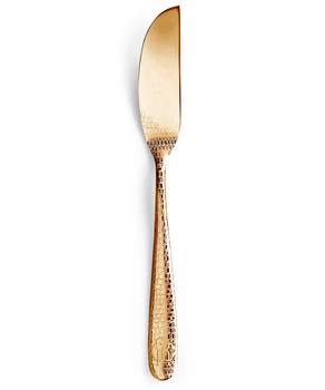 Nóż do ryb Roberto Cavalli Lizzard Steel/Gold, zestaw 6 szt.