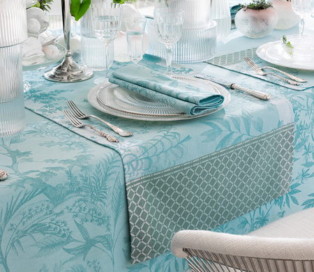 Obrus bawełniany Le Jacquard Français Jardin D'Eden Cascade