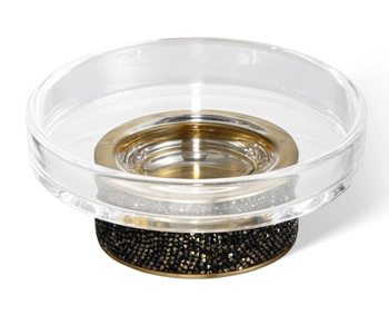 DECOR WALTHER ROCKS STS mydelniczka gładka cienmy metal/złoto mat