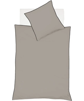 Fleuresse pościel satyna szwajcarska Black Premium 408200-191 Steel