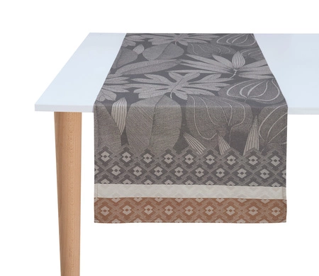 Bieżnik bawełniany Le Jacquard Français Nature Sauvage Elephant
