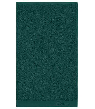 Ręcznik bawełniany s.Oliver Uni 1512-770 dunkelgrun