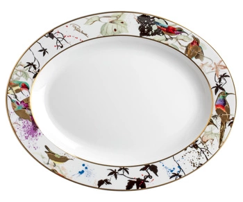 Półmisek duży Roberto Cavalli Garden's Birds 36 cm