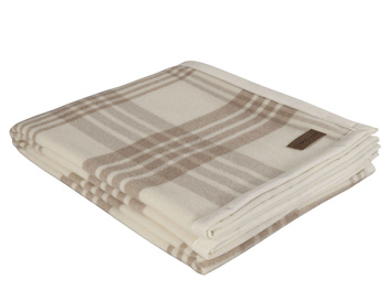 Koc wełna merino Eskimo Switzerland Eiger H1345-230 2 rozmiary Light Brown