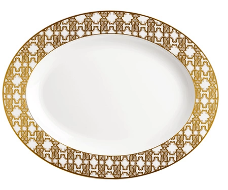 Półmisek Roberto Cavalli Monogram Gold 36 cm