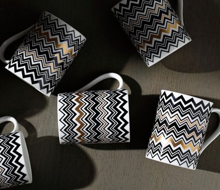 Kubek Missoni Zig Zag Gold Luxury Box