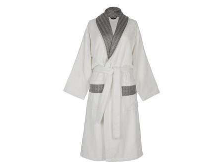 Szlafrok z szalem Roberto Cavalli Home Platinum RC 810 White