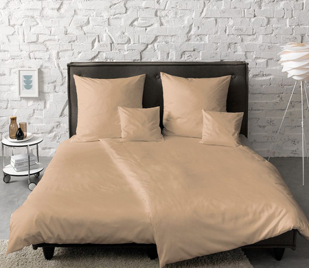 Pościel satyna bawełniana Fleuresse Colours 9100-4033 Piaskowy