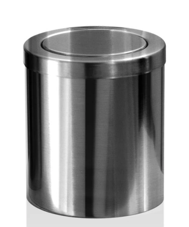 Kosz z obrotową pokrywą Decor Walther DW 1240 stal matowa