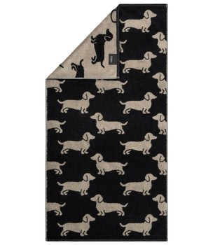 Ręcznik Cawö We Love Dogs 6246-93 Black/Beige