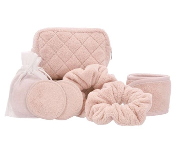 Kosmetyczka z zestawem akcesoriów Vossen Beauty Bag 2140 pearl skin