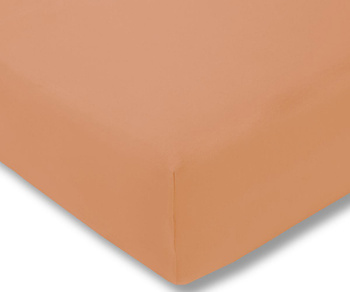 Prześcieradło fein-jersey Estella 6500 450 Morela