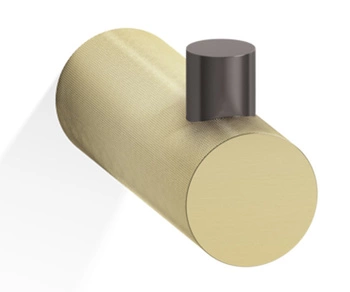 DECOR WALTHER CLUB HAK1 wieszak pojedynczy złoty mat/ ciemny metal