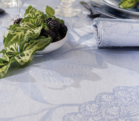 Obrus lniany Le Jacquard Français À L'orangerie Chardon