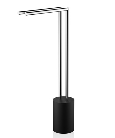 Stojak na ręczniki Decor Walther STONE HT 2 czarny/chrom