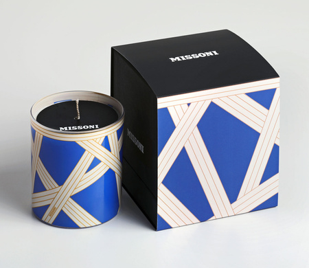 Świeca zapachowa Missoni Nastri Bicolore 2 Blue 220 g