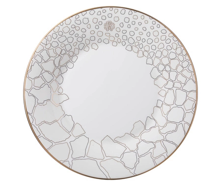 Talerz obiadowy Roberto Cavalli Giraffa, zestaw 6 szt.