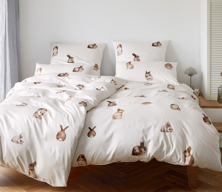 Pościel satyna jedwabna Elegante Bunnies 24531-07 Leinen