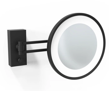 Lusterko kosmetyczne ścienne Decor Walther BS 36 czarny / mat