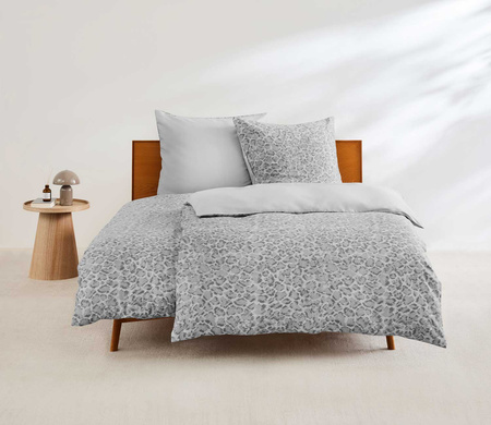 Pościel satyna bawełniana s.Oliver 5084-300 Szara