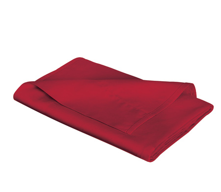 Prześcieradło satynowe bez gumki Fleuresse Colours 9100-4580 Bordo