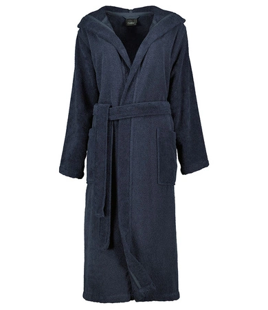 Szlafrok damski z kapturem Cawö 827-17 Blau XS-XL