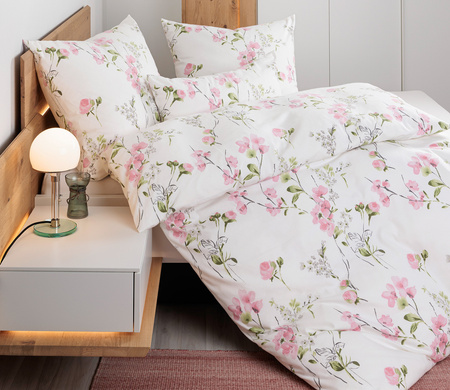 Pościel flanelowa Janine Chinchilla S 78069-01 Korallenrosa
