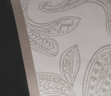 Pościel satyna bawełniana JOOP! Paisley Stripes 4121-09 Black