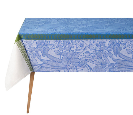Obrus lniany Le Jacquard Français Escapade Tropicale Perroquet