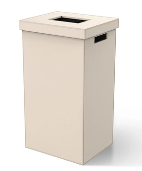 DECOR WALTHER BROWNIE AWB kosz na pranie z przykrywą beżowy