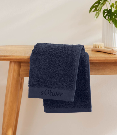 Ręcznik bawełniany s.Oliver Uni 1512-660 dunkelblau