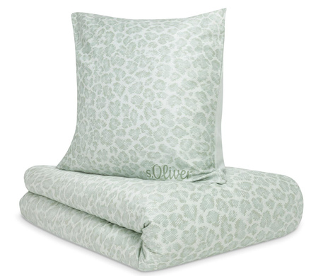 Pościel satyna bawełniana s.Oliver 5084-770 Szałwiowa