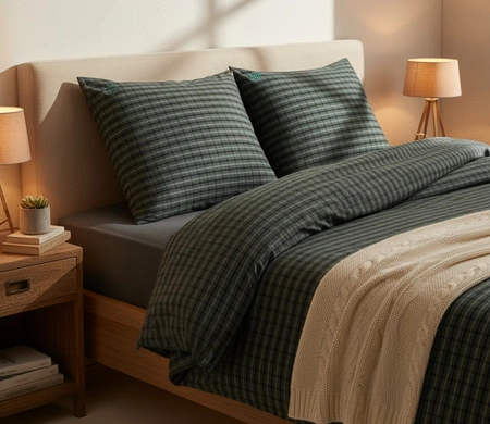 Pościel flanelowa JOOP! Soft Mesh 45005-04 Green