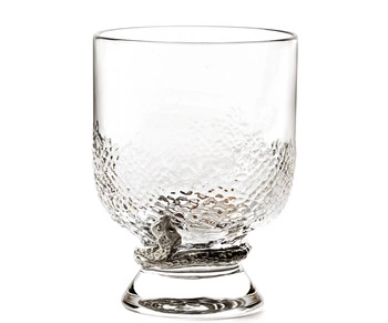 Szklanka Old Fashion Roberto Cavalli Python Platin, zestaw 2 szt. Luxury Box