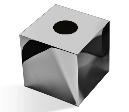 Pudełko na chusteczki Decor Walther KB 87 czarny / chrom