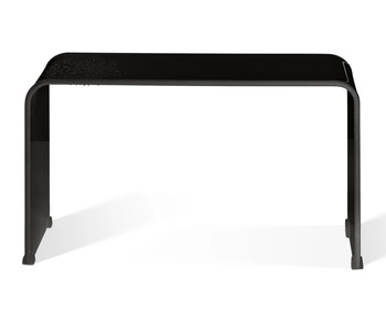 DECOR WALTHER DW 80 XL ławka pod prysznic czarna/akryl