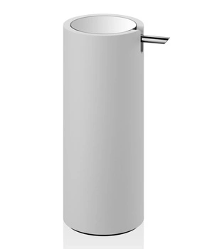 DECOR WALTHER STONE SSP dozownik mydła biały / chrom