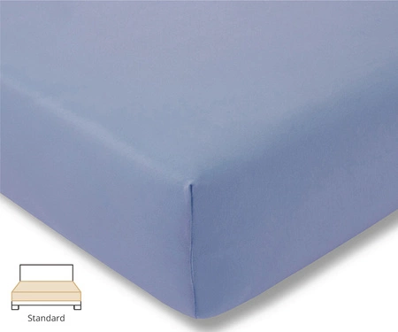 Prześcieradło fein-jersey Estella 6500 160 Jasny Niebieski