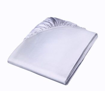 Prześcieradło satynowe z gumką Fleuresse Colours 9100-5014 Lawendowy