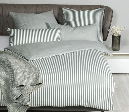 Pościel flanelowa Janine Chinchilla S 78060-46 Slabeigrün