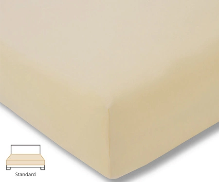 Prześcieradło fein-jersey Estella 6500 230 Naturalny