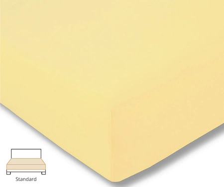 Prześcieradło fein-jersey Estella 6500 705 Pigwa