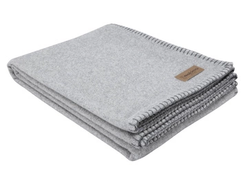 Koc wełniany Eskimo Switzerland Huttwil H43C4-130 130x180 Silver
