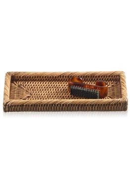 DECOR WALTHER BASKET KS tacka rattan ciemny