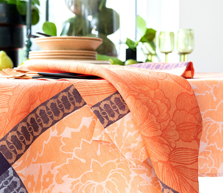 Serwetki lniane Le Jacquard Français Escapade Tropicale Goyave 4 szt.