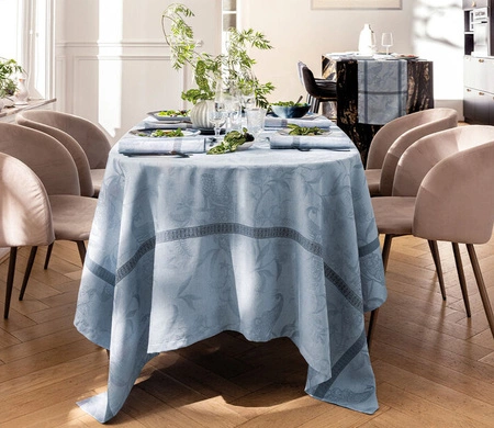 Obrus lniany Le Jacquard Français À L'orangerie Chardon