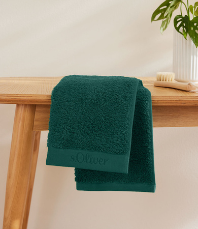 Ręcznik bawełniany s.Oliver Uni 1512-770 dunkelgrun