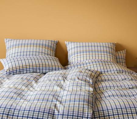 Pościel flanelowa Elegante Aberdeen 26015-2 Blau/Grun